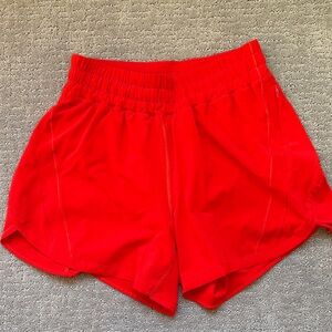 Lululemon- Track That High Rise Lined Short - 8